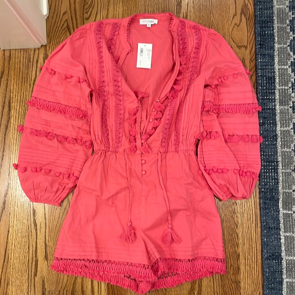 Pink romper from intermix limited edition